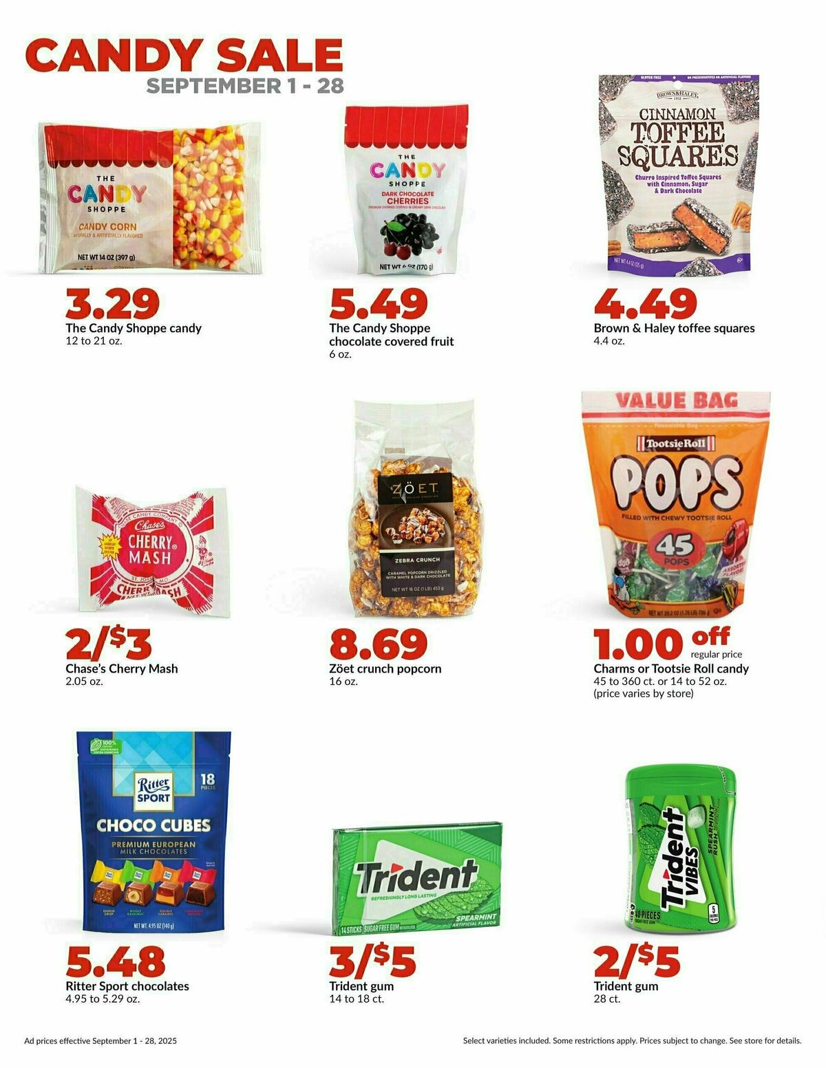 Hy-Vee Monthly Weekly Ad from September 1