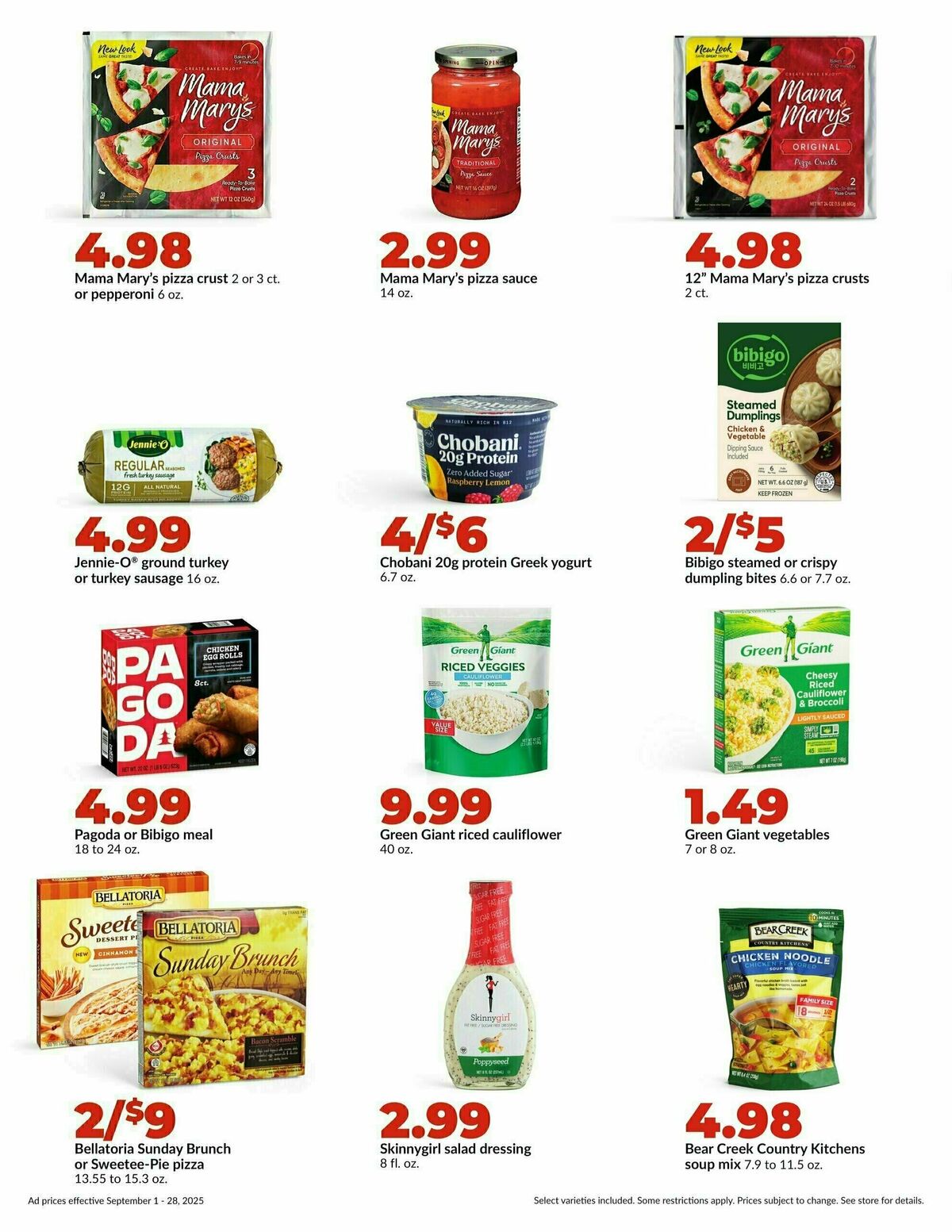 Hy-Vee Monthly Weekly Ad from September 1