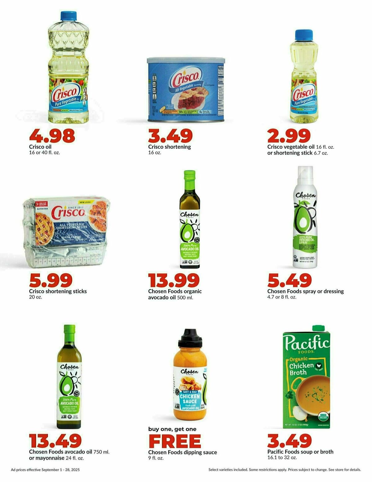 Hy-Vee Monthly Weekly Ad from September 1