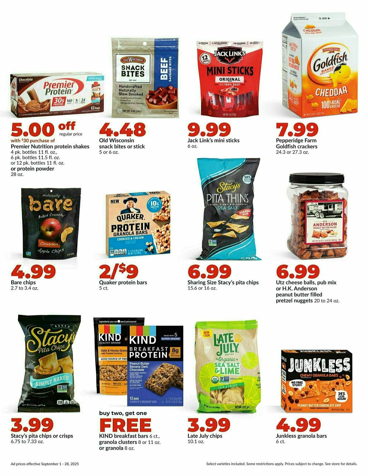 Hy-Vee Monthly Weekly Ad from September 1