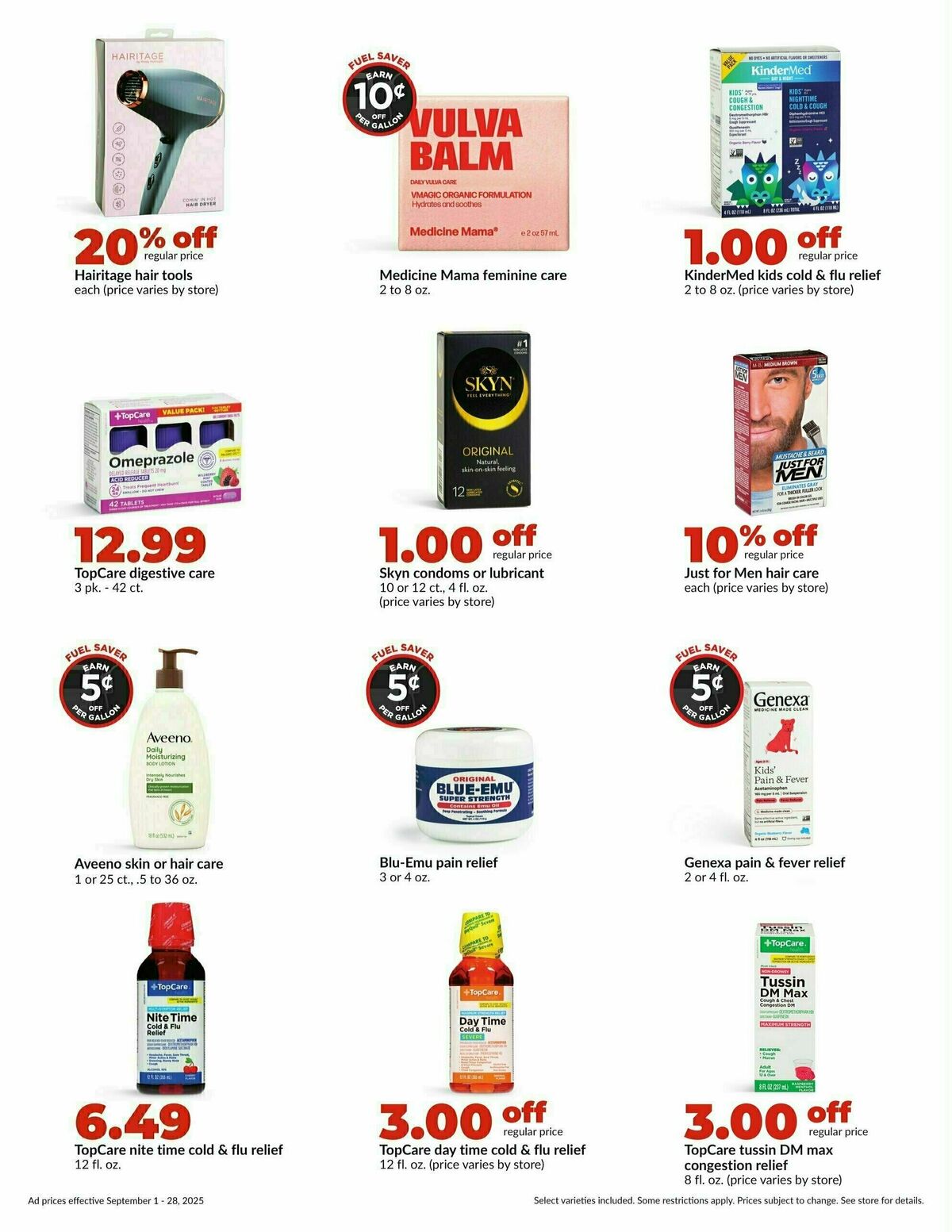 Hy-Vee Monthly Weekly Ad from September 1