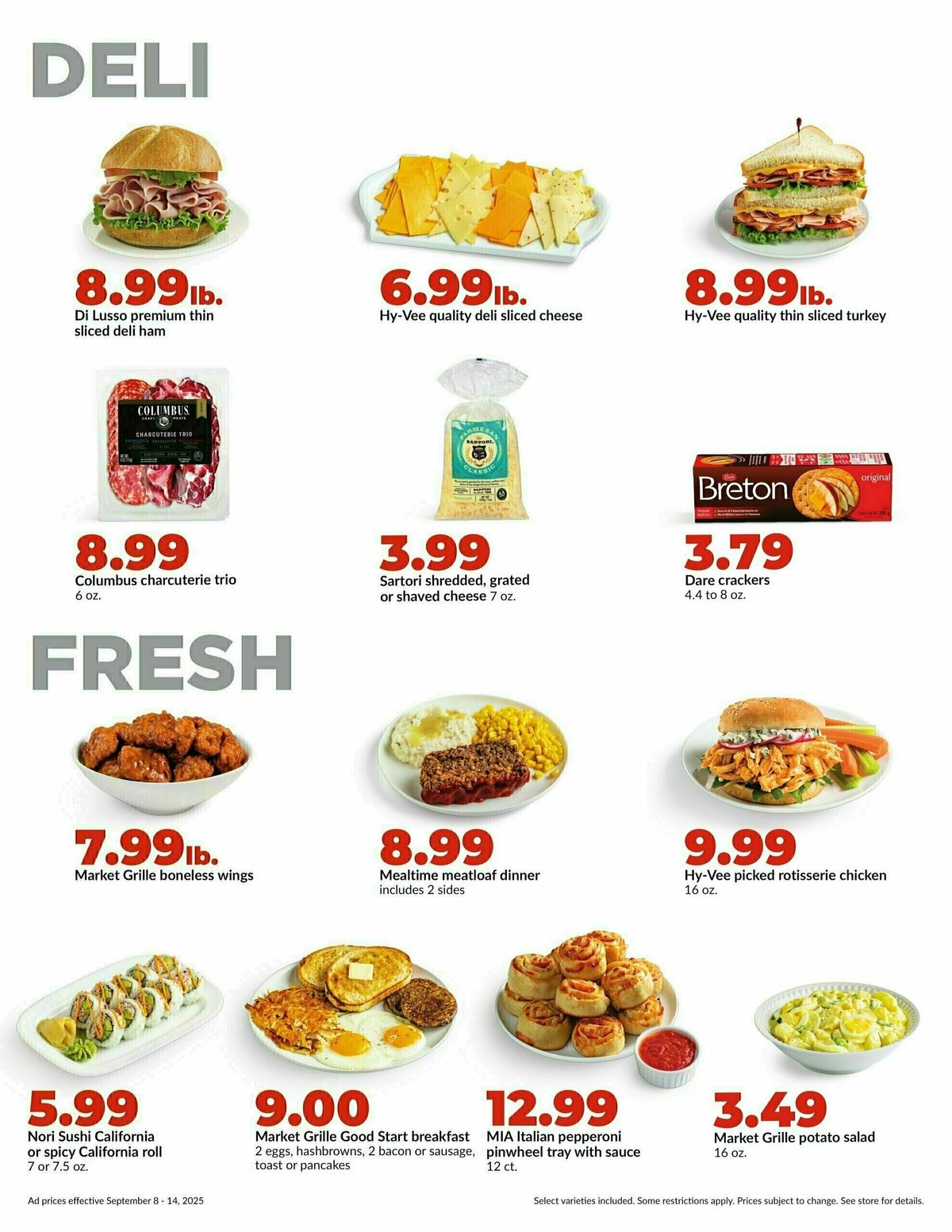 Hy-Vee Weekly Ad from September 8