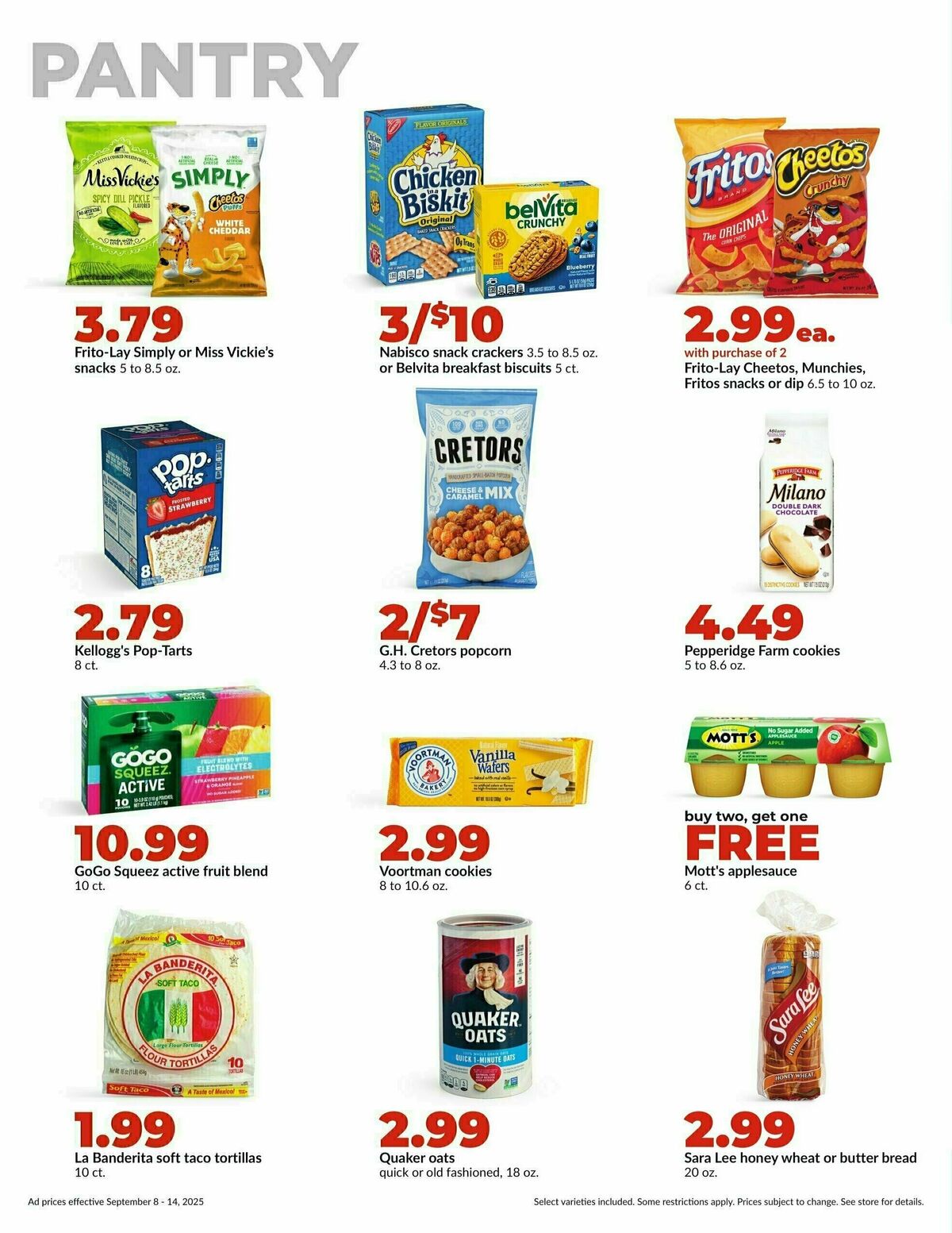 Hy-Vee Weekly Ad from September 8