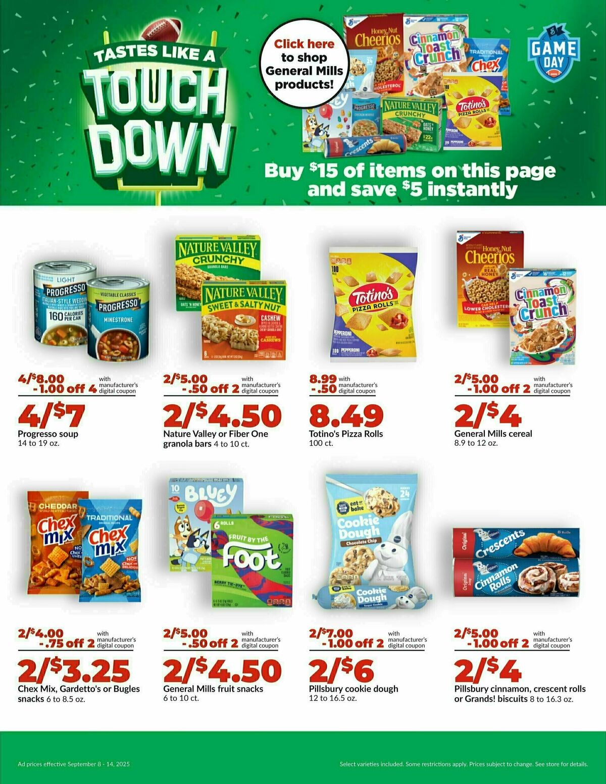 Hy-Vee Weekly Ad from September 8