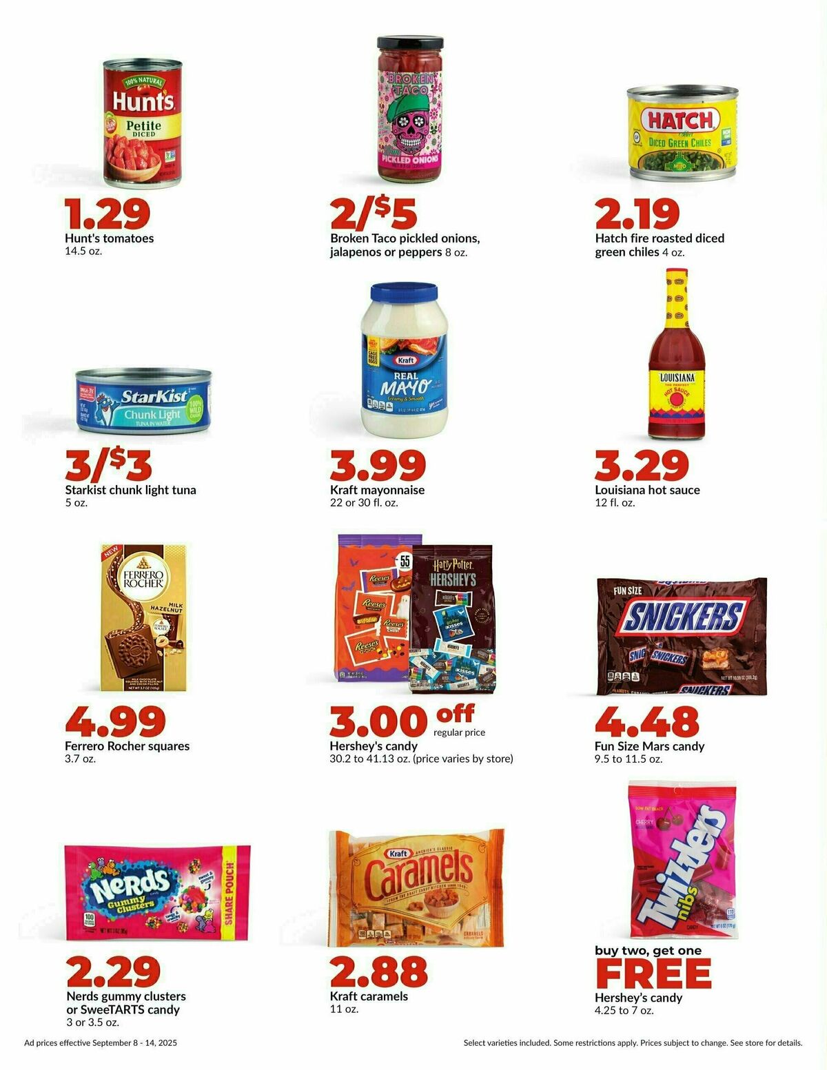 Hy-Vee Weekly Ad from September 8