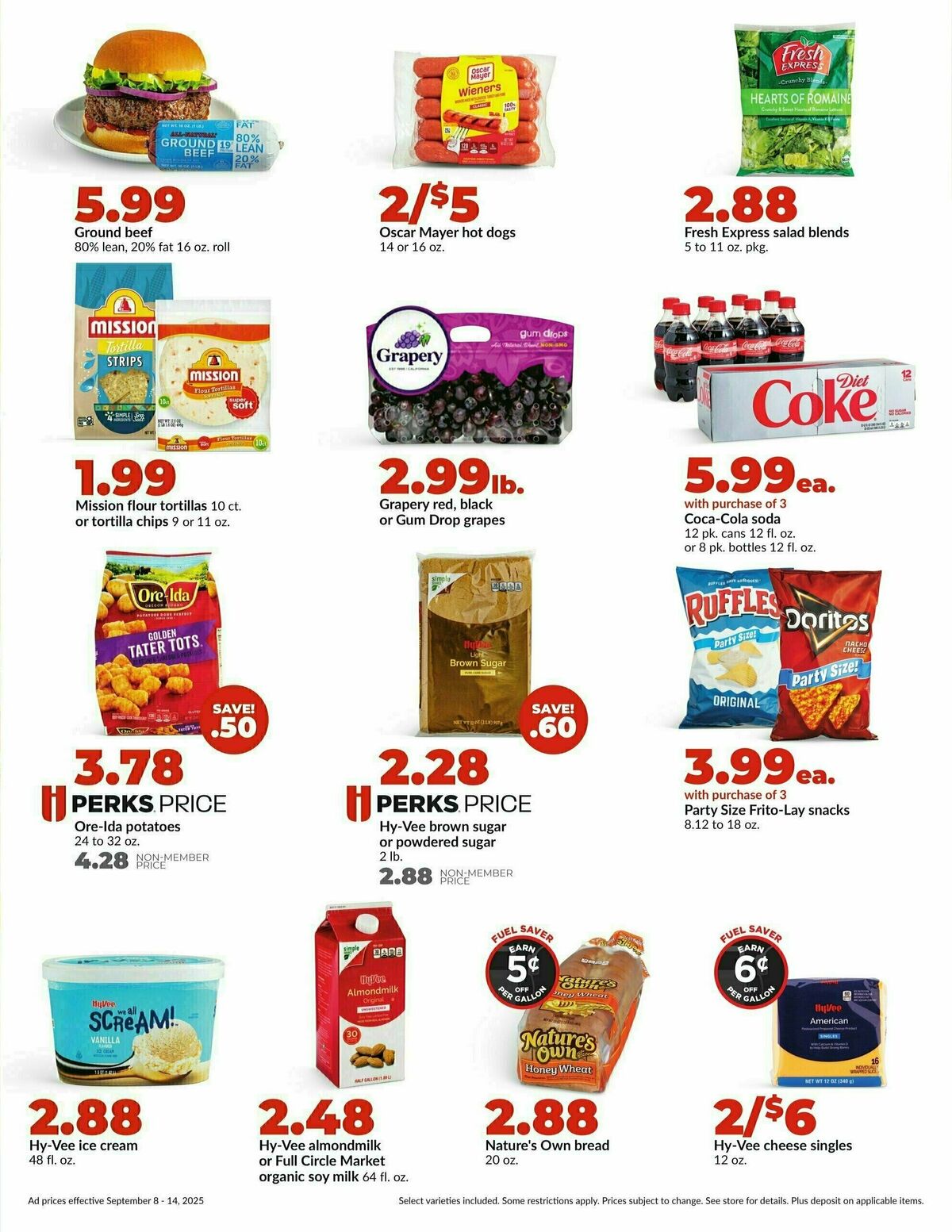 Hy-Vee Weekly Ad from September 8