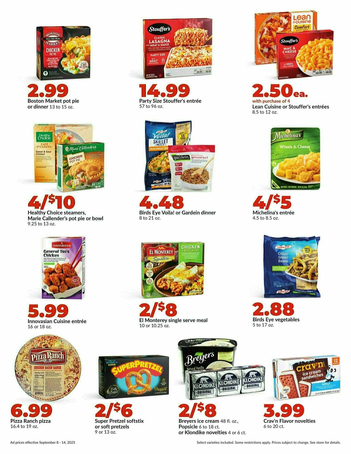 Hy-Vee Weekly Ad from September 8