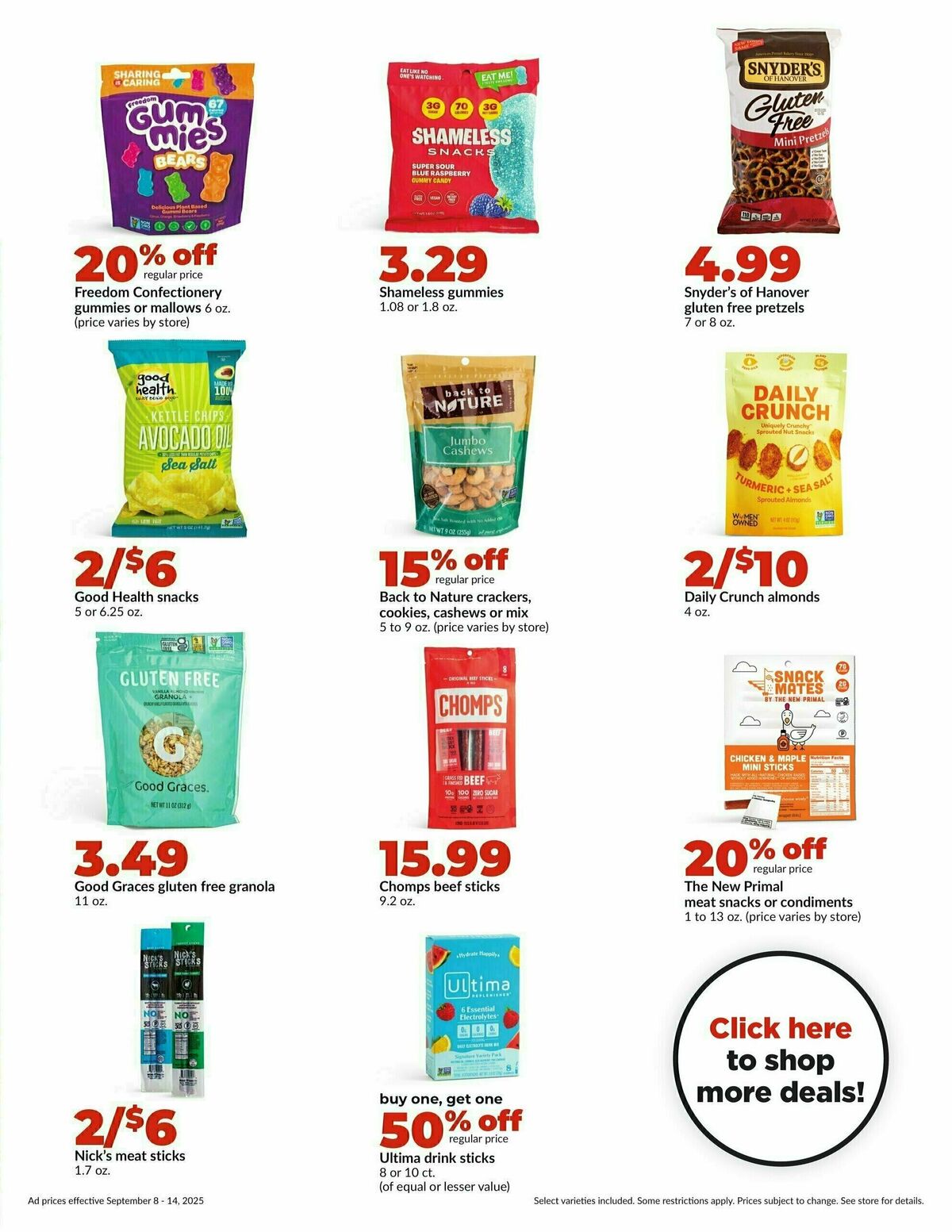 Hy-Vee Weekly Ad from September 8
