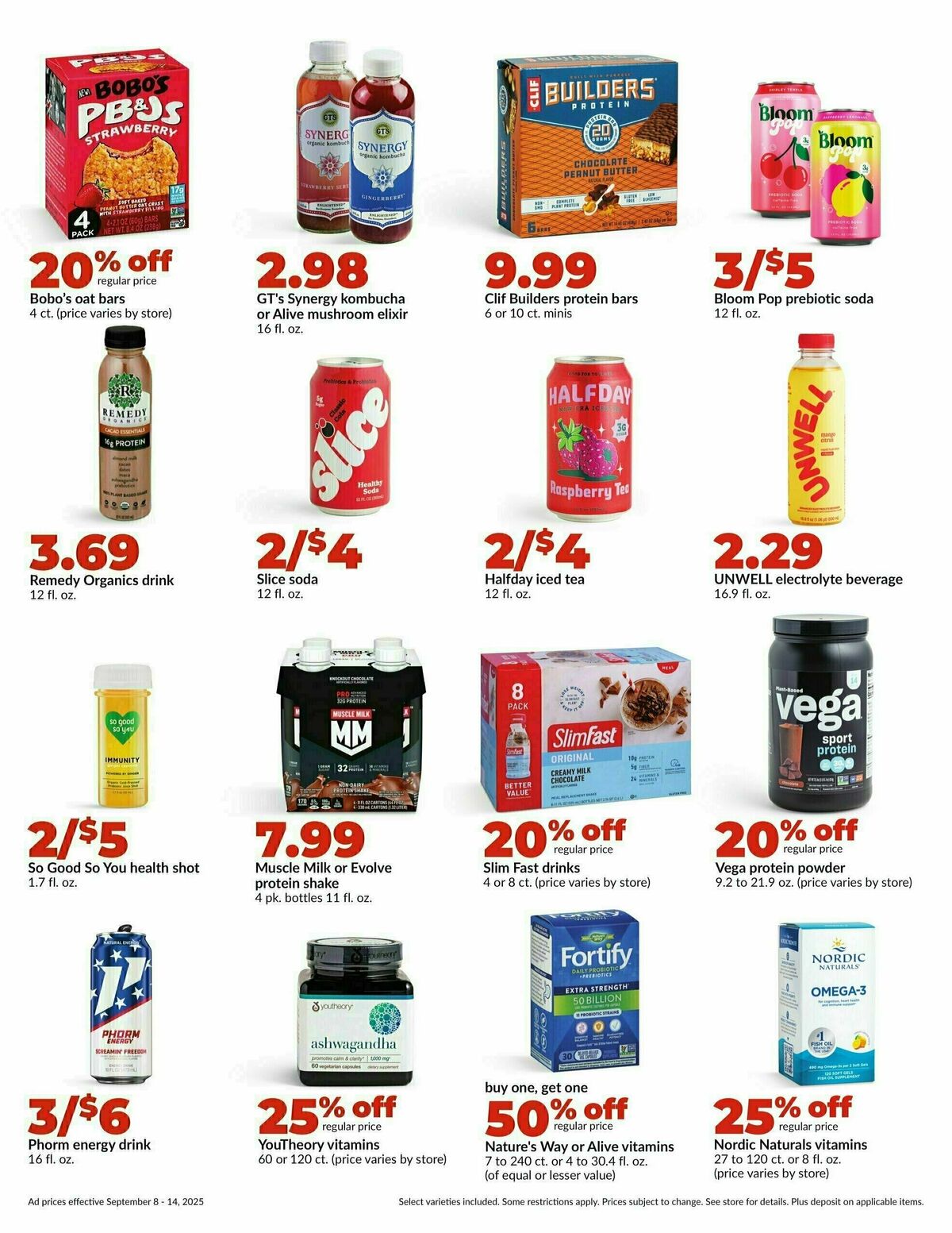 Hy-Vee Weekly Ad from September 8