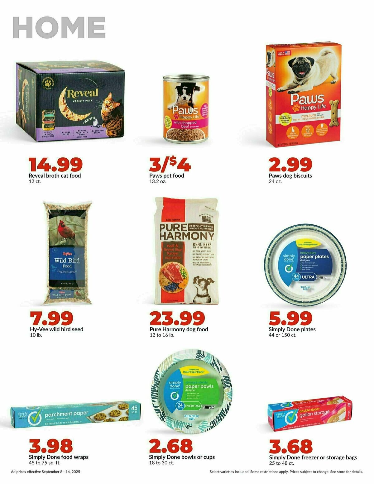 Hy-Vee Weekly Ad from September 8