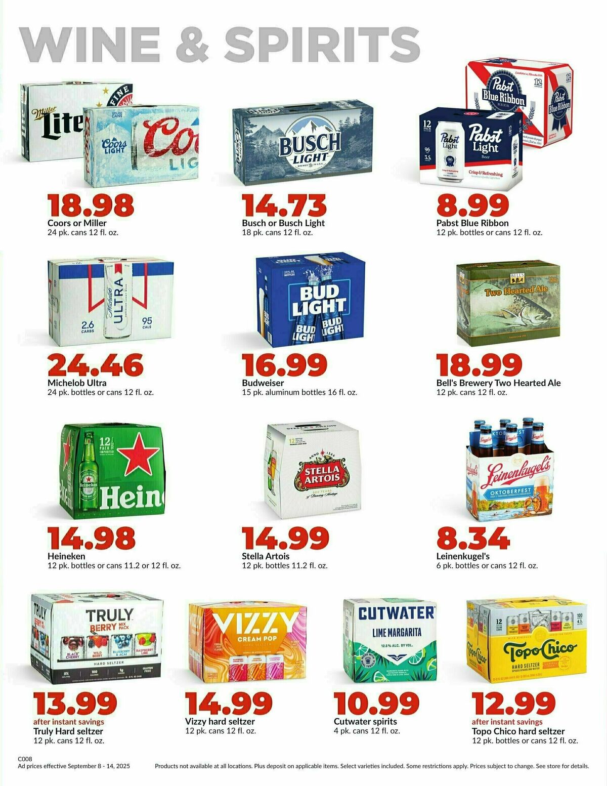 Hy-Vee Weekly Ad from September 8