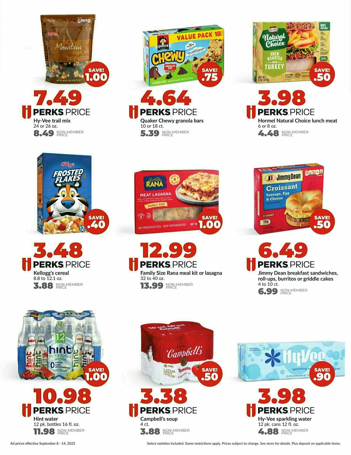 Hy-Vee Weekly Ad from September 8