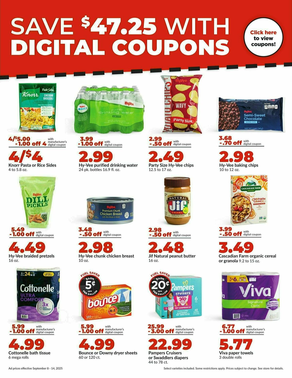 Hy-Vee Weekly Ad from September 8
