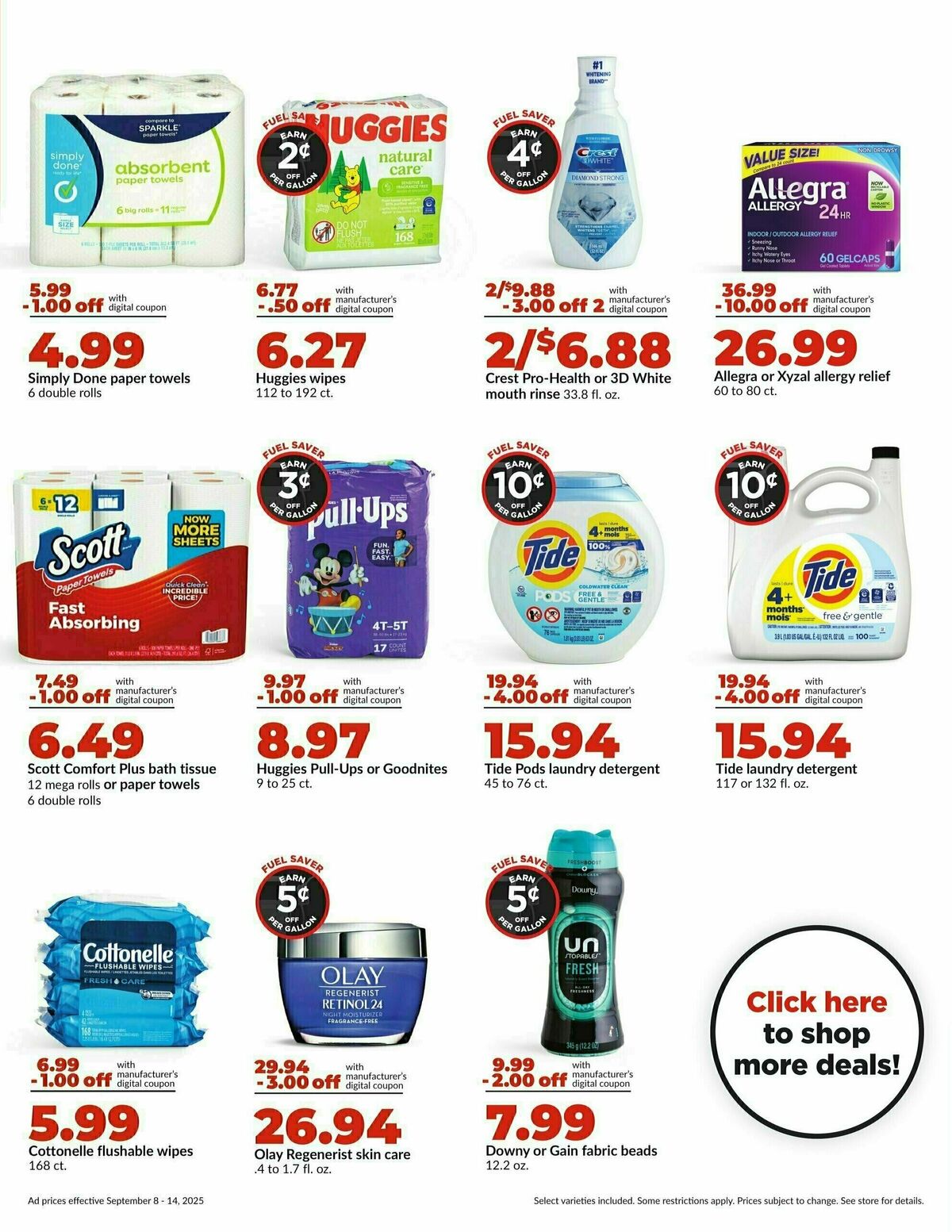 Hy-Vee Weekly Ad from September 8
