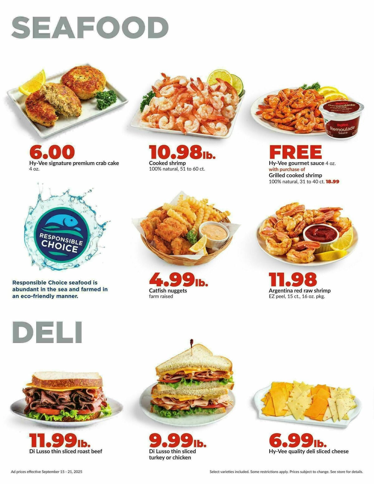 Hy-Vee Weekly Ad from September 15
