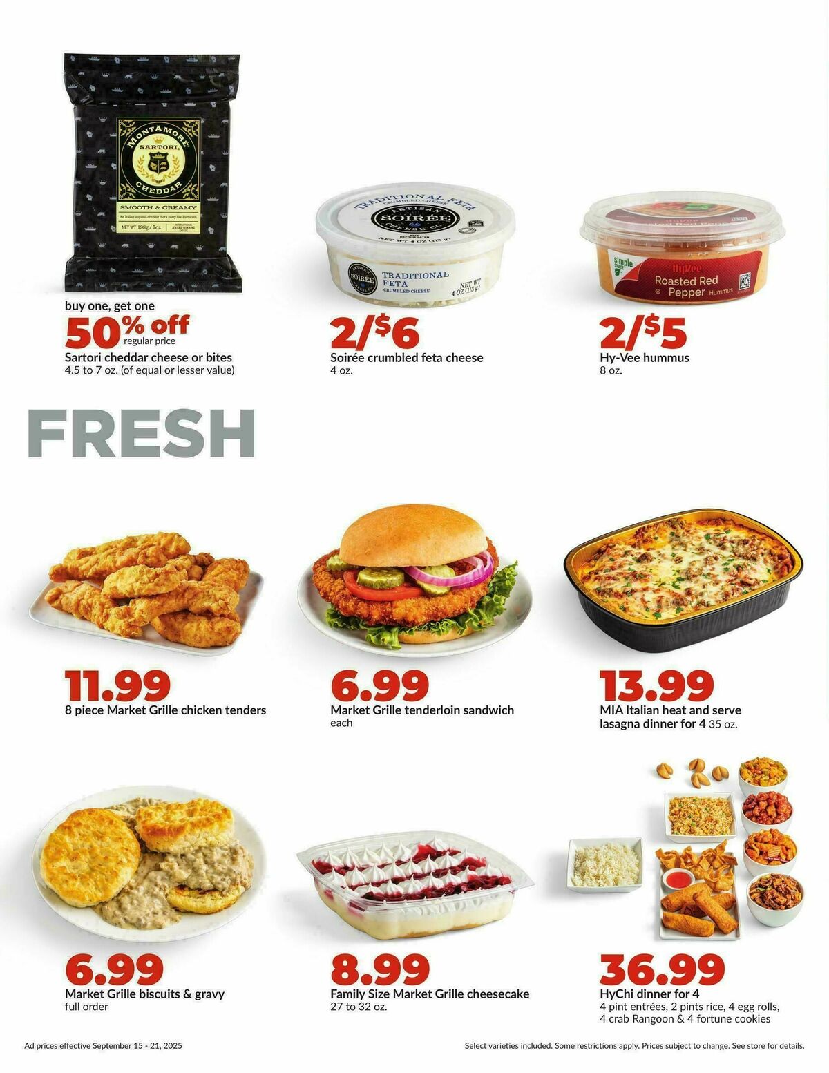Hy-Vee Weekly Ad from September 15