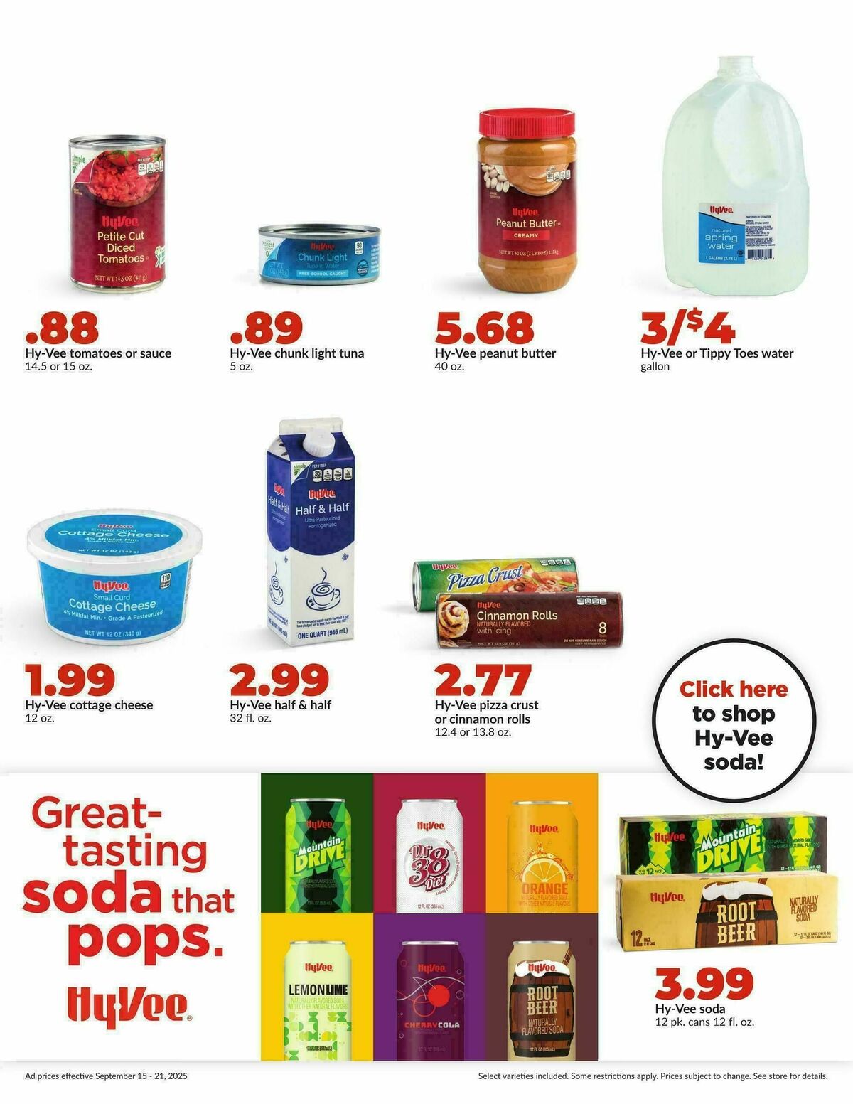 Hy-Vee Weekly Ad from September 15
