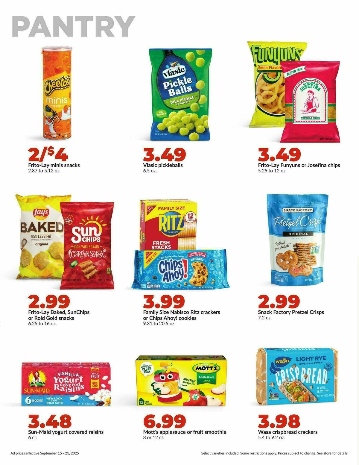 Hy-Vee Weekly Ad from September 15