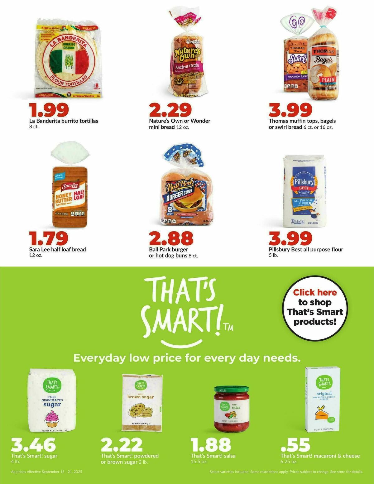 Hy-Vee Weekly Ad from September 15