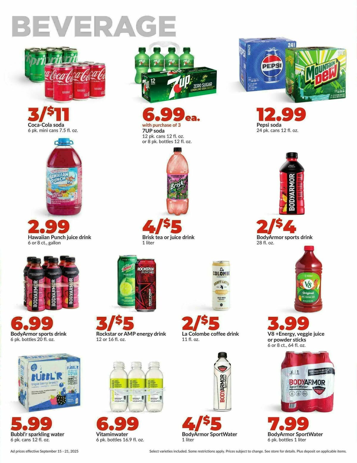 Hy-Vee Weekly Ad from September 15