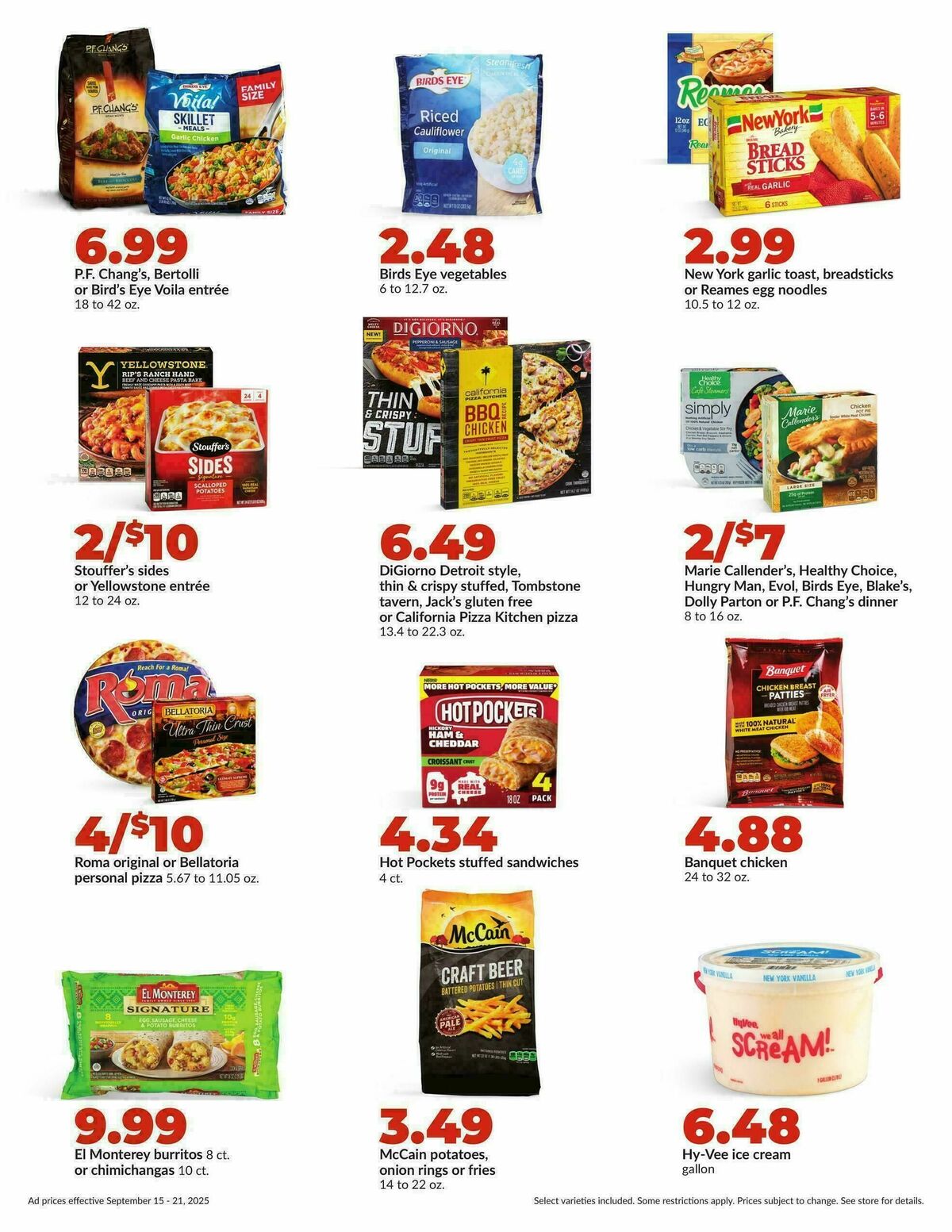 Hy-Vee Weekly Ad from September 15
