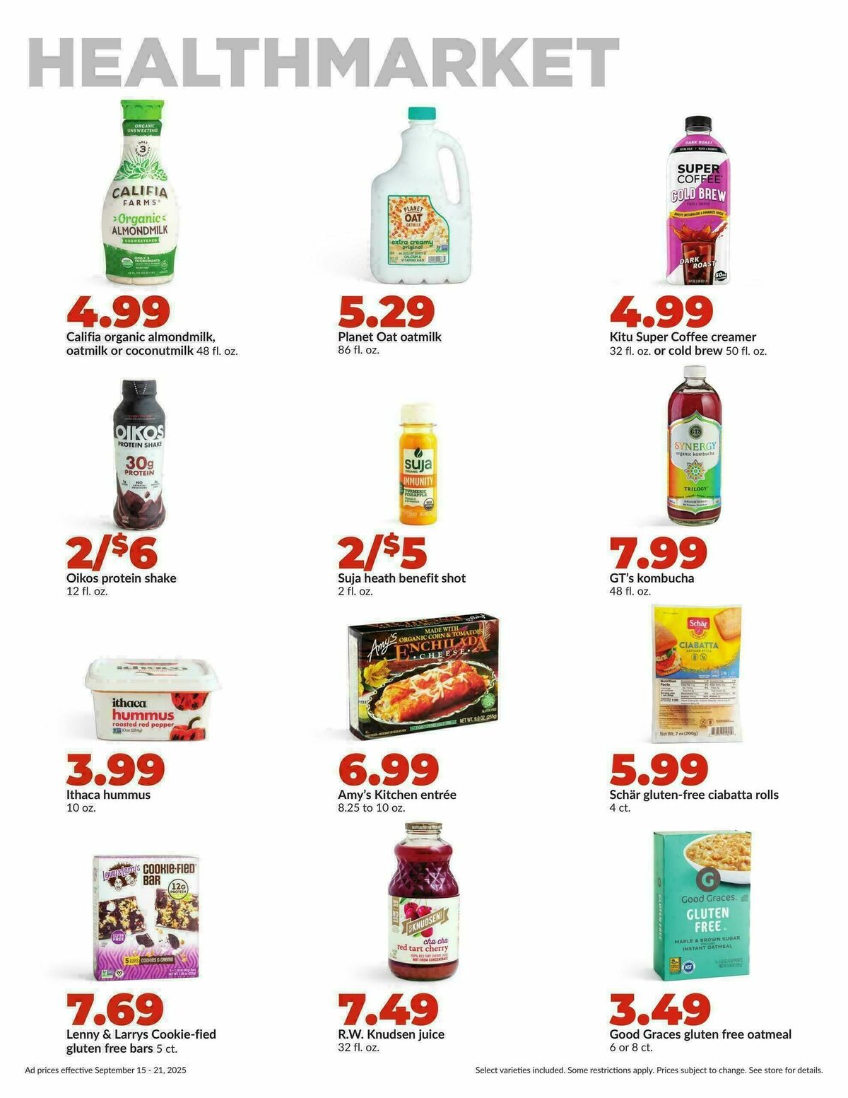 Hy-Vee Weekly Ad from September 15