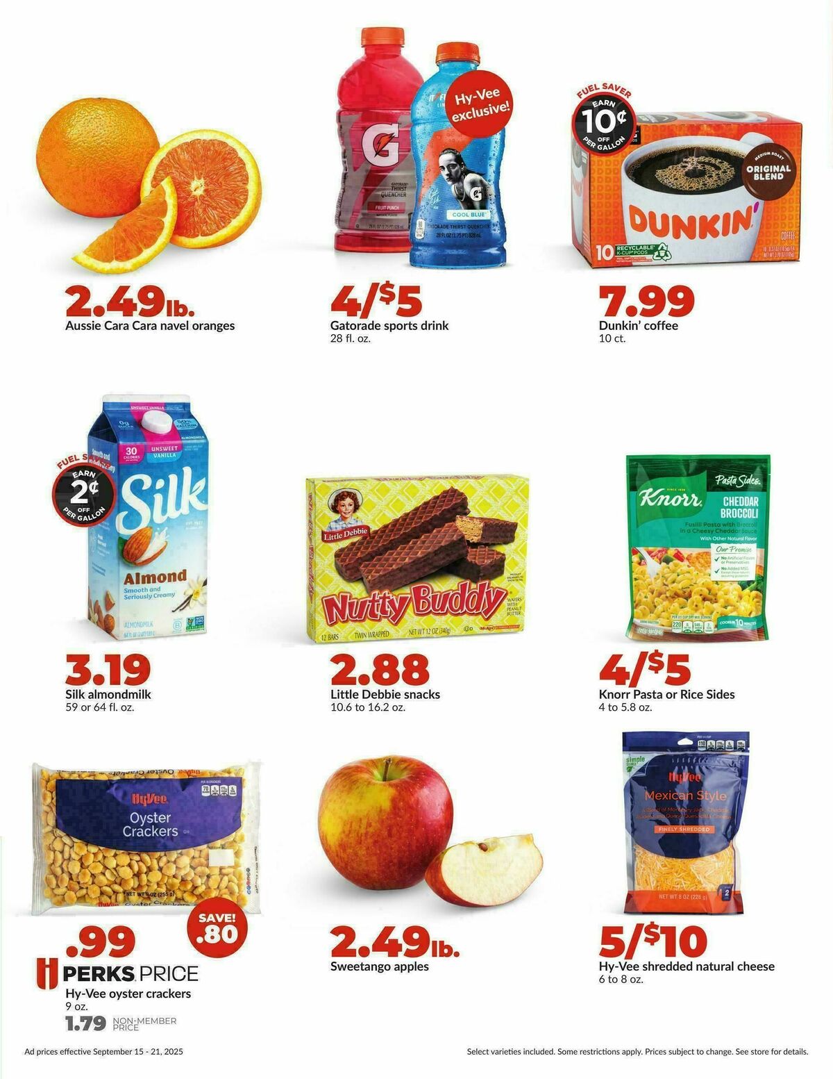 Hy-Vee Weekly Ad from September 15