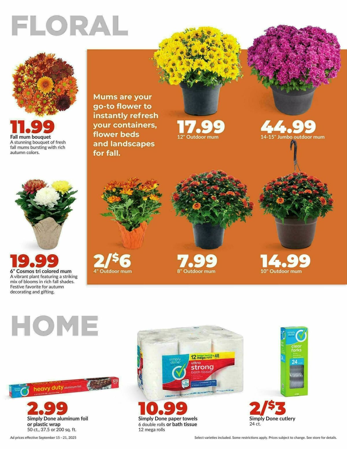 Hy-Vee Weekly Ad from September 15
