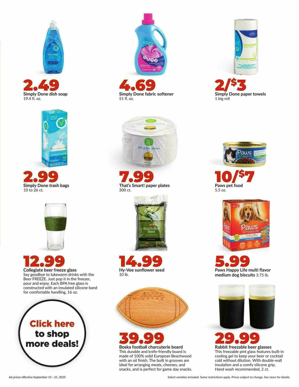 Hy-Vee Weekly Ad from September 15