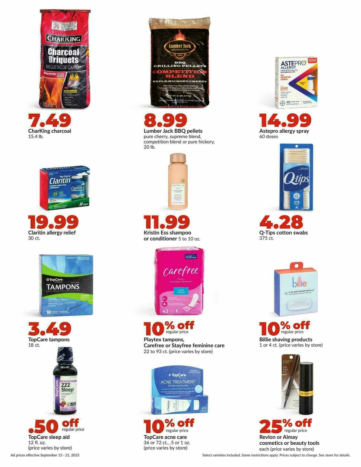 Hy-Vee Weekly Ad from September 15