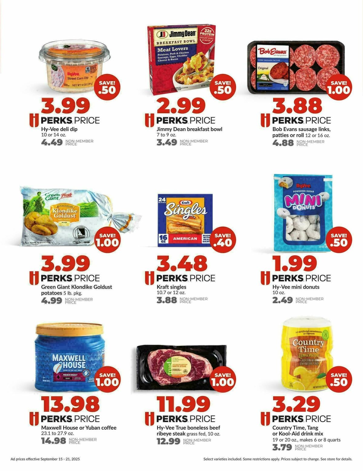 Hy-Vee Weekly Ad from September 15