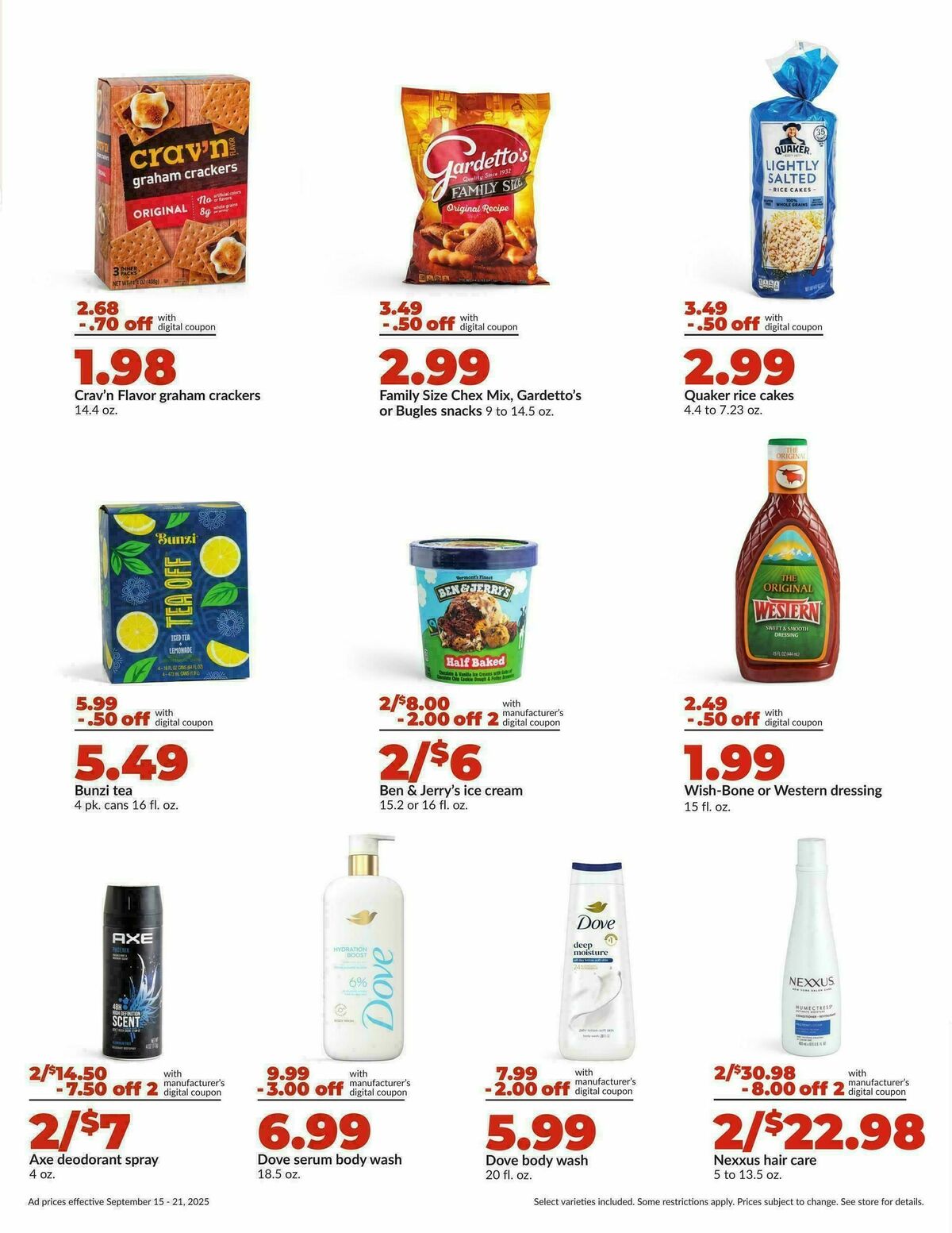 Hy-Vee Weekly Ad from September 15