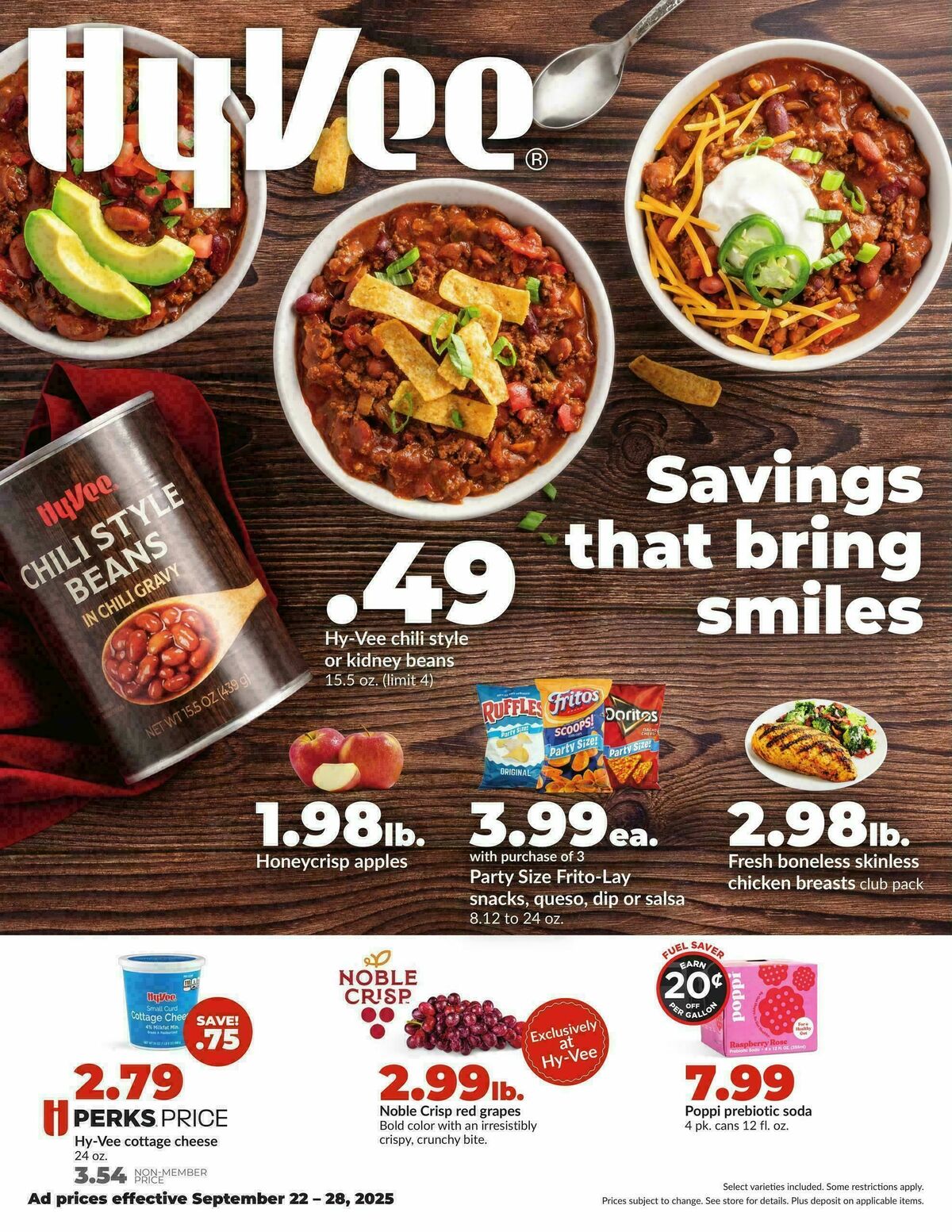 Hy-Vee Weekly Ad from September 22