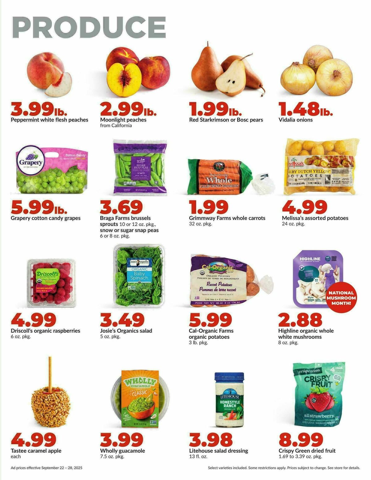 Hy-Vee Weekly Ad from September 22