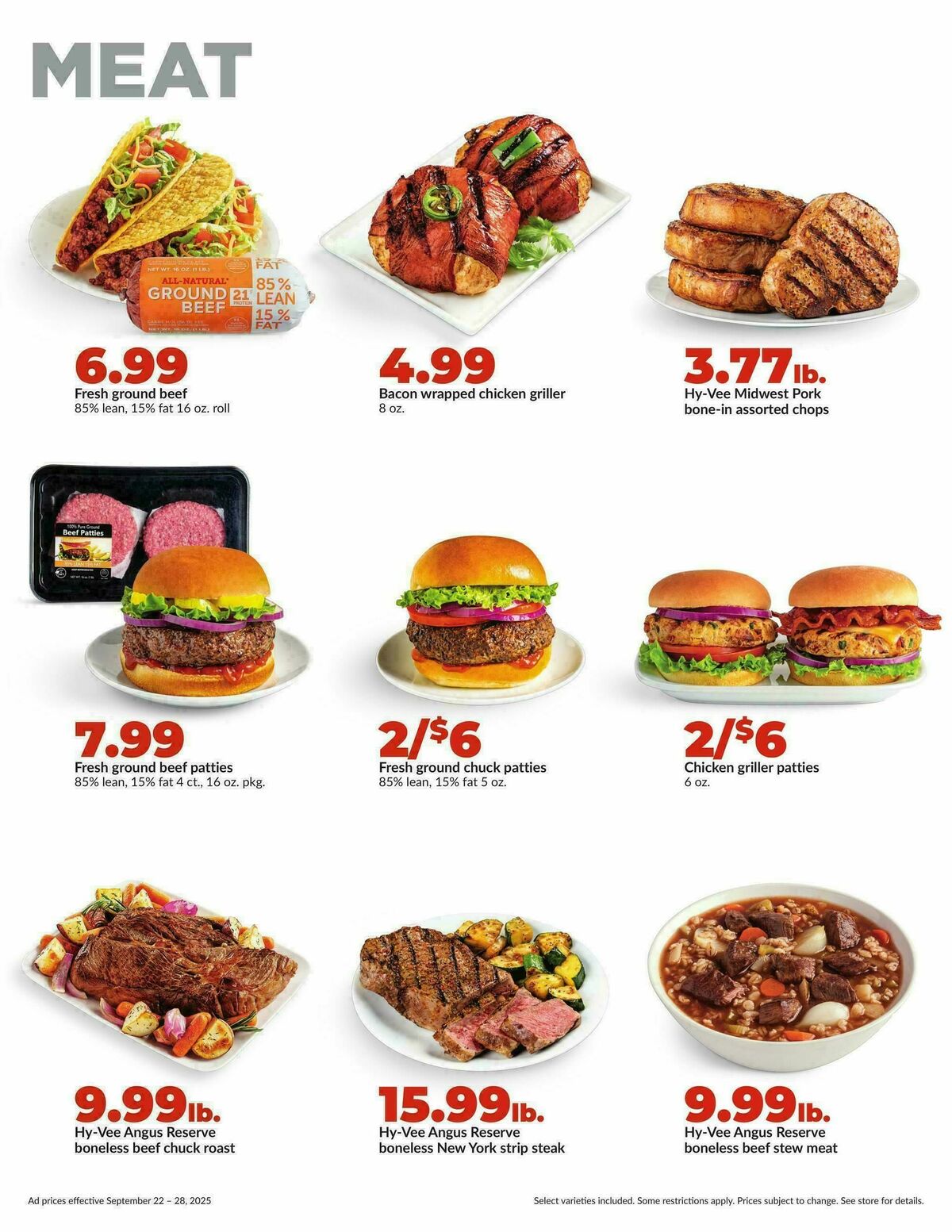 Hy-Vee Weekly Ad from September 22
