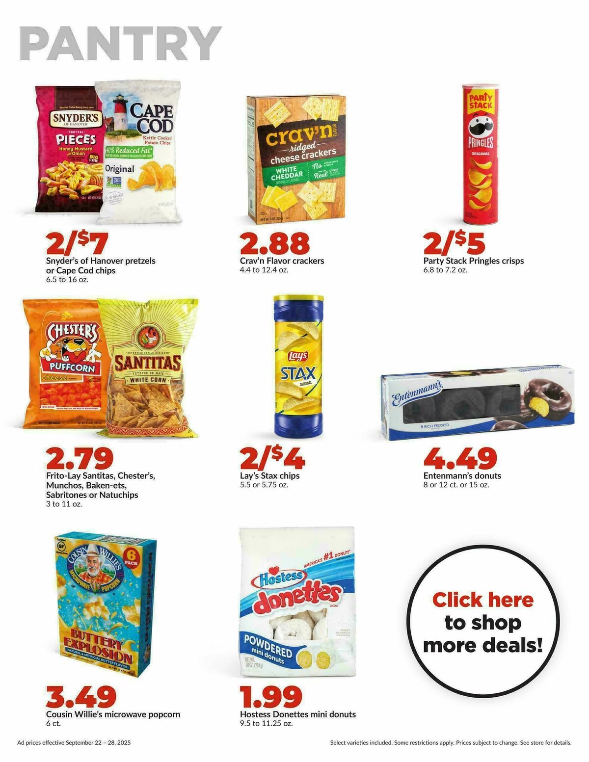 Hy-Vee Weekly Ad from September 22