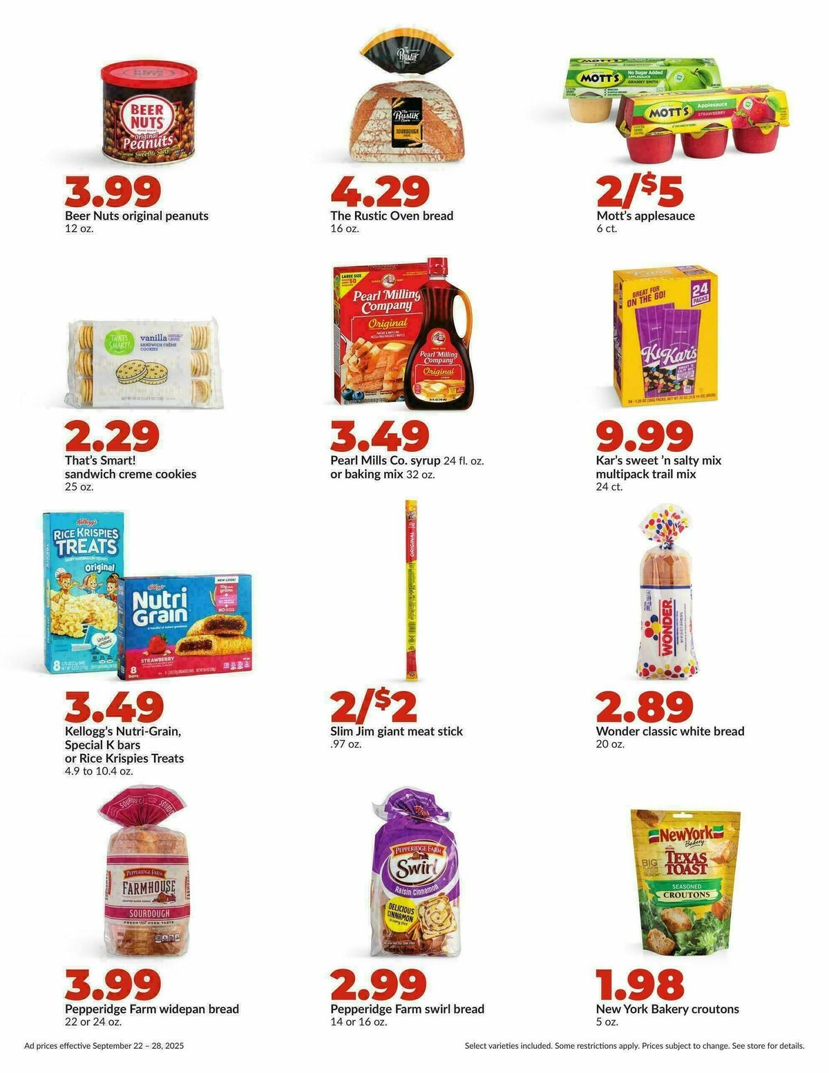 Hy-Vee Weekly Ad from September 22