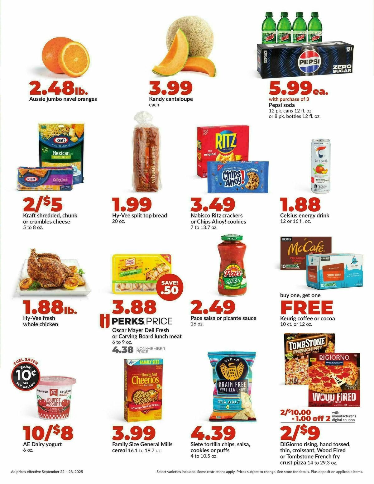 Hy-Vee Weekly Ad from September 22