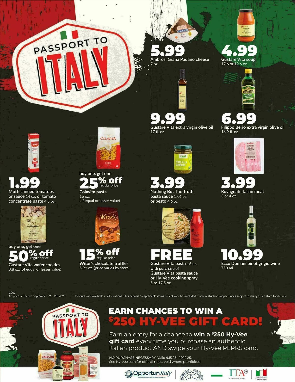 Hy-Vee Weekly Ad from September 22