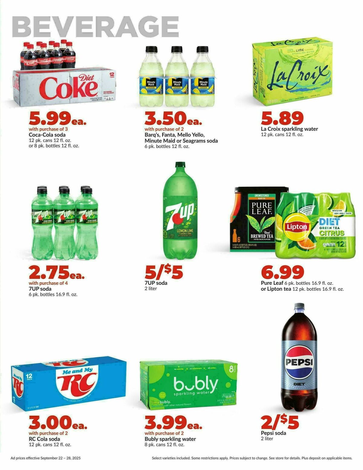 Hy-Vee Weekly Ad from September 22