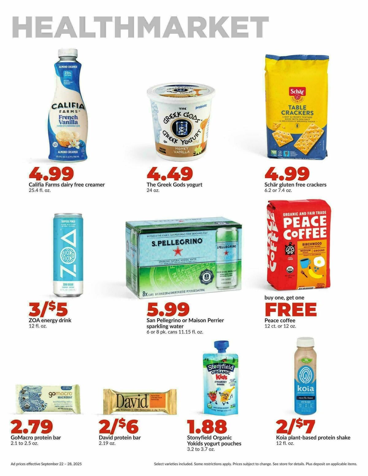 Hy-Vee Weekly Ad from September 22