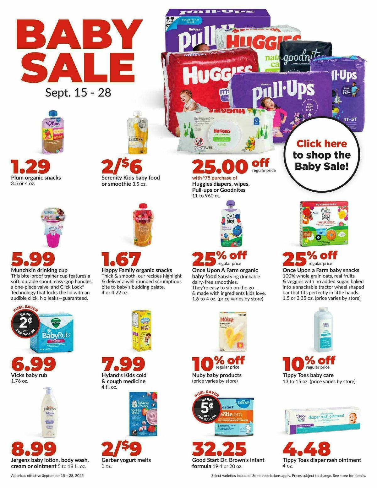 Hy-Vee Weekly Ad from September 22