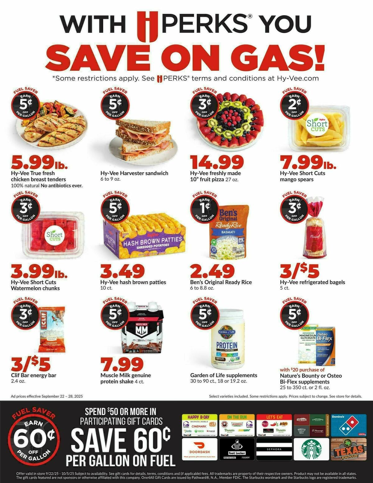 Hy-Vee Weekly Ad from September 22