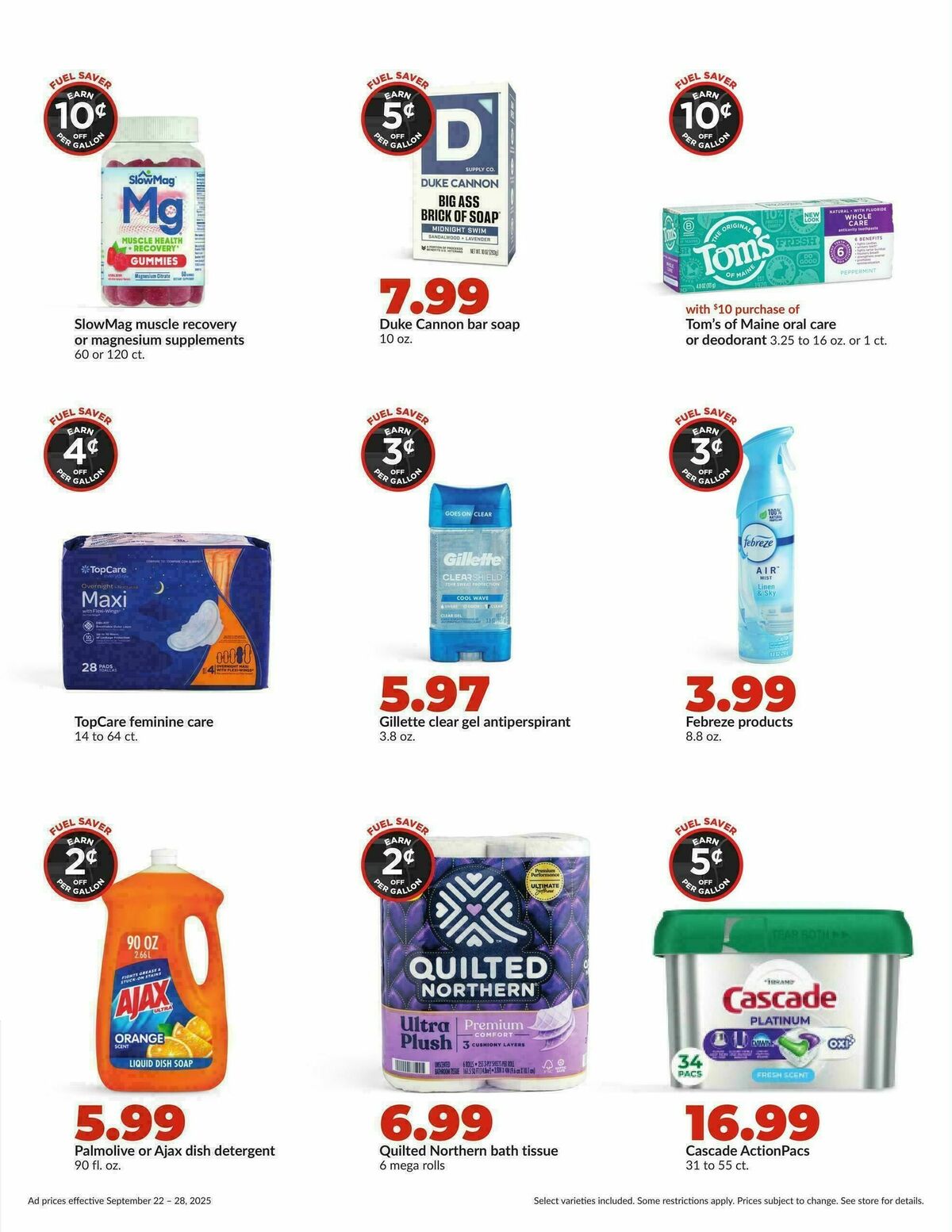 Hy-Vee Weekly Ad from September 22