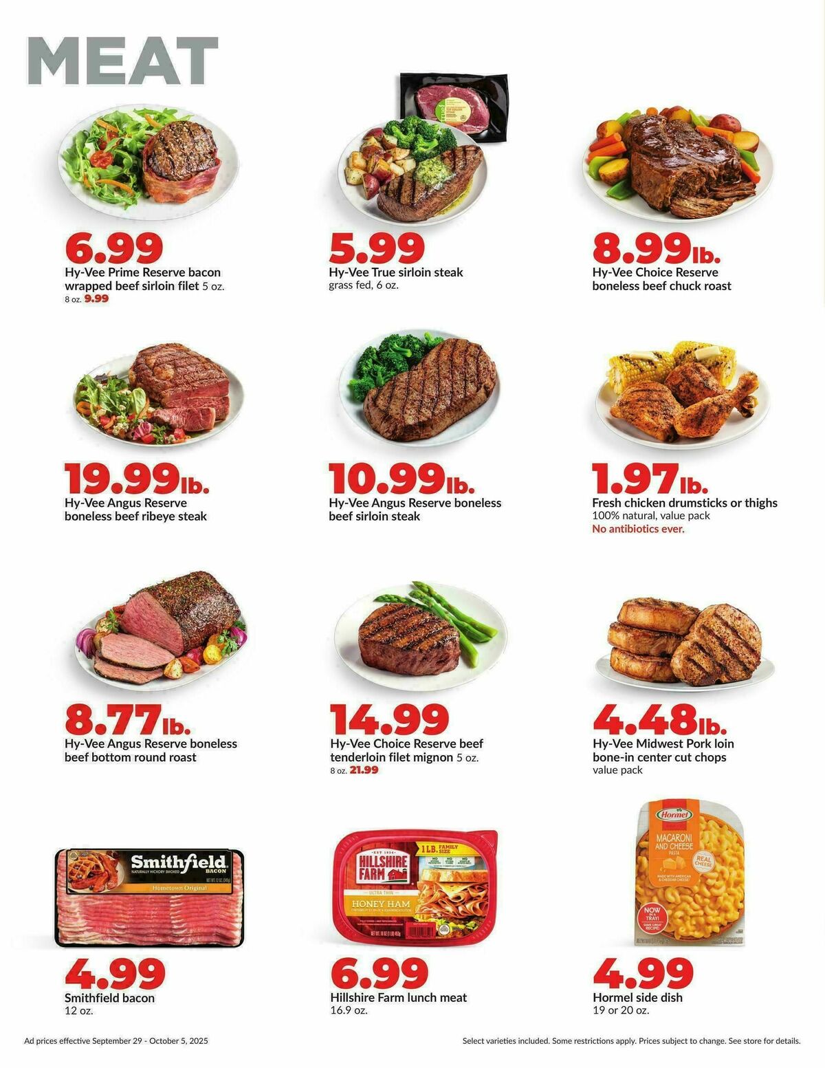 Hy-Vee Weekly Ad from September 29