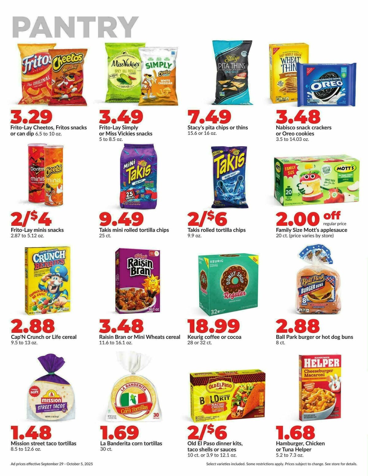 Hy-Vee Weekly Ad from September 29