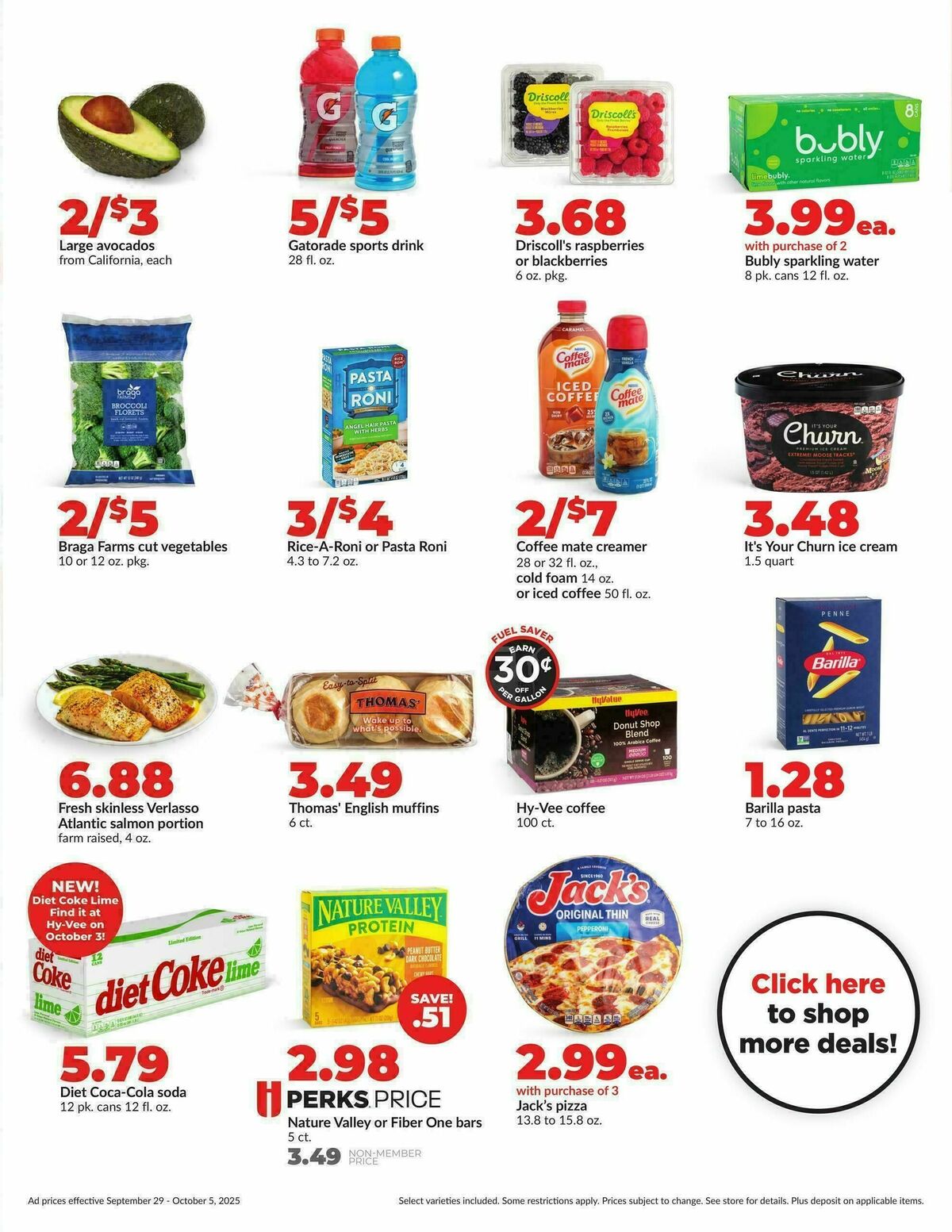 Hy-Vee Weekly Ad from September 29
