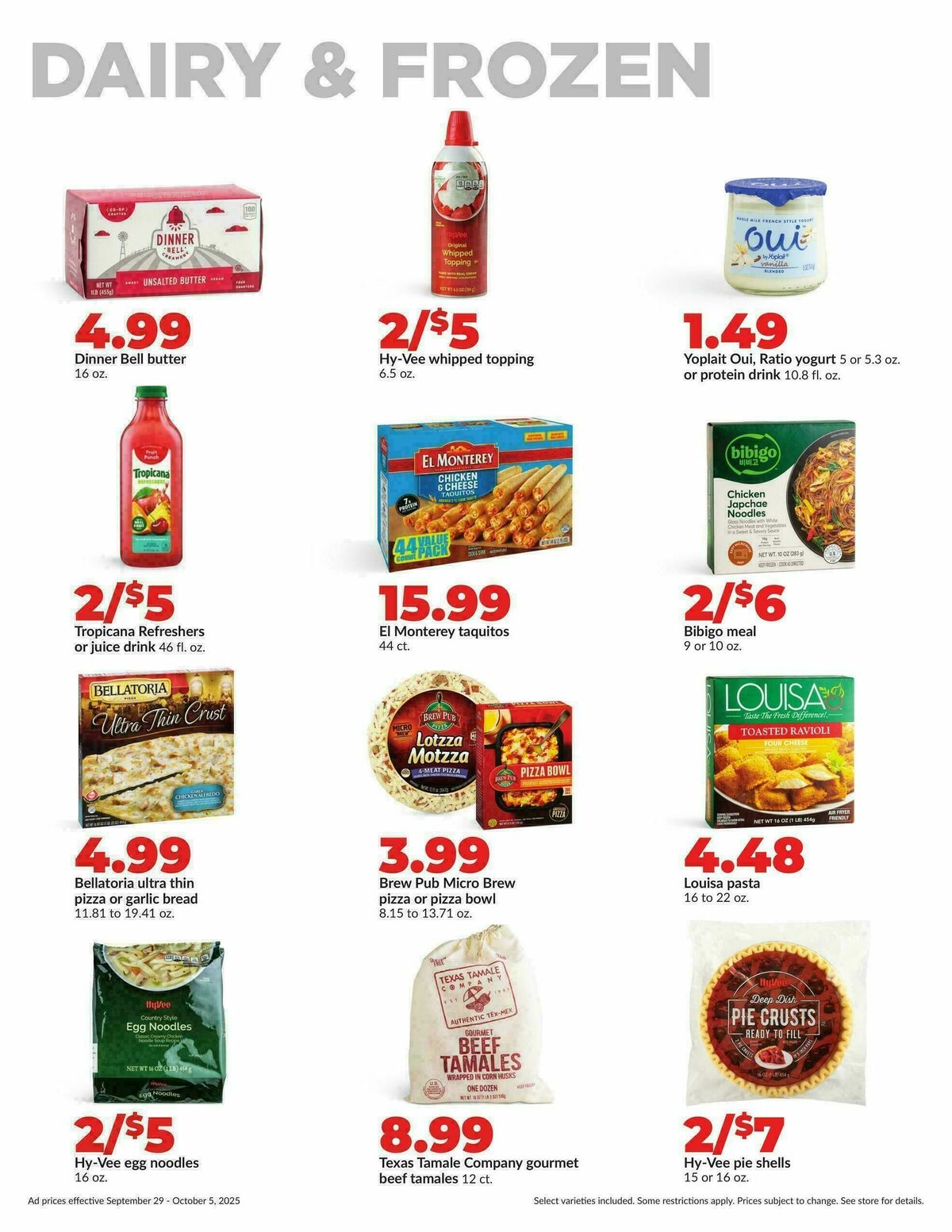 Hy-Vee Weekly Ad from September 29