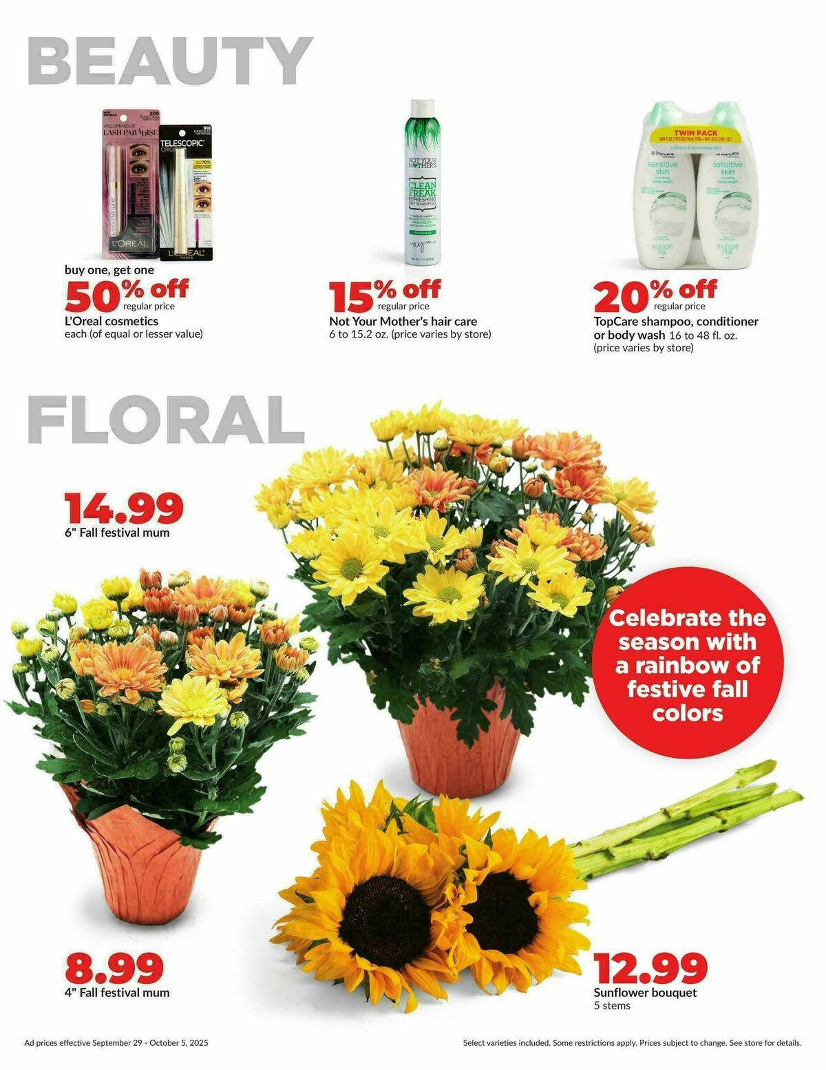 Hy-Vee Weekly Ad from September 29