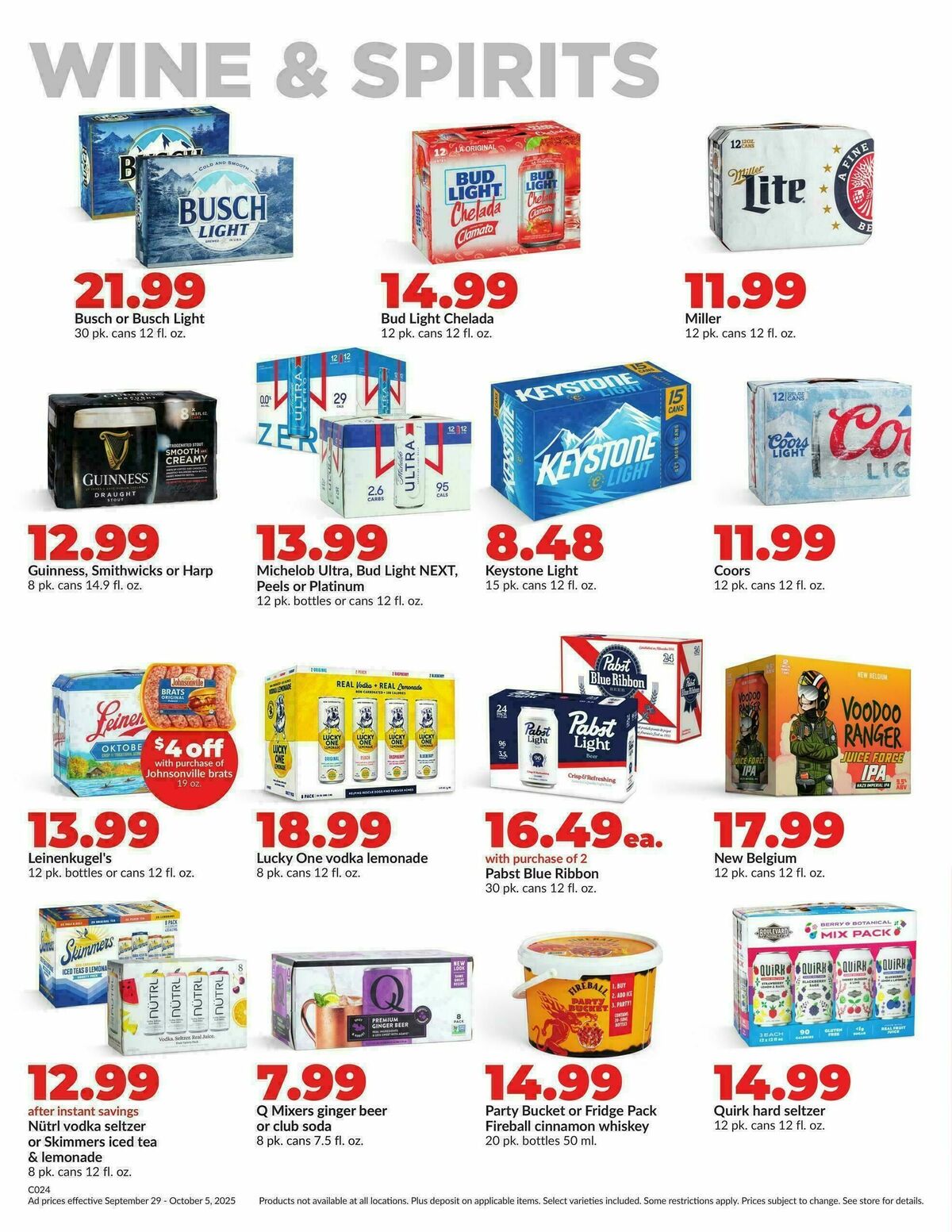 Hy-Vee Weekly Ad from September 29